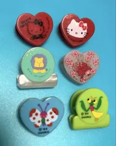 サンリオ　ミニクリップ　レトロ　6点のサムネイル