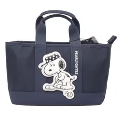 ⭐︎出品終了間近⭐︎パーリーゲイツ スヌーピーコラボ トートバッグ -E3-83-8D-E3-82-A4-E3-83-93-E3