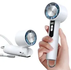 ハンディファン 冷却プレート付き　ホワイト★新品未使用