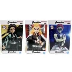 【未開封匿名配送】プライズ フィギュア 鬼滅の刃 炭治郎 煉獄 猗窩座 セット