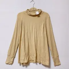 【新品未使用】leswel タートルネック ニット リブニット セーター 3L