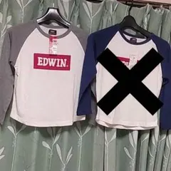 72 ¥1222→¥1097 EDWINエドウィン　Tシャツ　サイズ120　新品