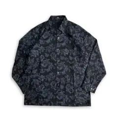 秀逸 90s~ ヴィンテージシャツ 総柄 ボックスカット レトロ 古着ミックス