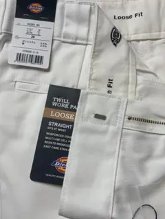 新品未使用 Dickies 36×32 ダブルニー 85283 ホワイトのサムネイル