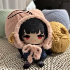 ぬい用 にじぱぺ用 羊のカチューシャ ハンドメイド 編み物