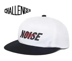 新品CHALLENGER　NOISE CAP　WHITE☓BLACK