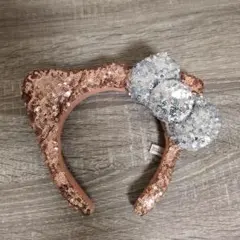 キティ ちゃん カチューシャ ローズゴールド