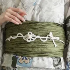 兵児帯 単品 utatane ウタタネ グリーン 緑のサムネイル