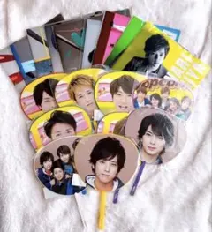 新品・美品】嵐 グッズセット（うちわ・クリアファイル・フォトセット