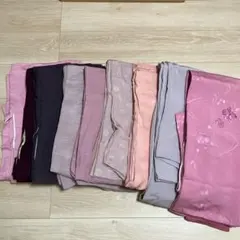 リメイク用　色無地着物セット 9枚