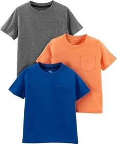 新品未開封 Tシャツ 半袖 キッズ 子ども 無地 3枚セット 110 120
