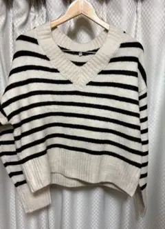 [ほぼ新品]★COCAニット　ボーダー