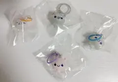 ぷくぷくあわわちゃん めじるしアクセサリーカプセルトイ 4個セット