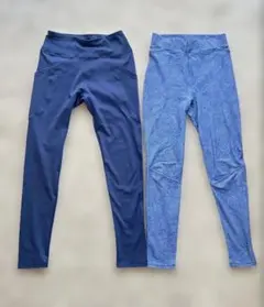 ハイウエスト ヨガパンツ 2点セット M〜Lサイズ　　【美品】