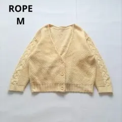 ROPE ロペ　Vネック ニットカーディガン М