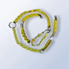 【ストラップ3点セット】マルチスマホショルダーストラップ【黄 イエロー】