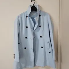 CLEAR IMPRESSION 水色トレンチコート サイズ2