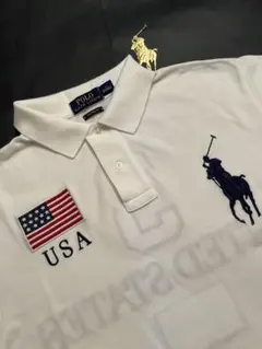 [極美品] Polo Ralph Lauren ビッグポニー刺繍ポロシャツ L