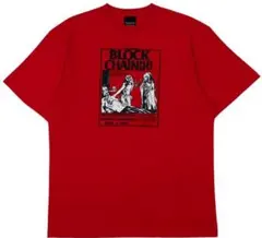 新品　村上隆　BLOCK CHAIN Tシャツ RED Sサイズのサムネイル