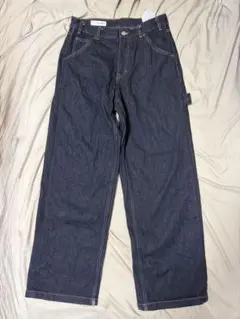 ZARA ダークブルー ワイドレッグデニム 38