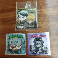 鬼滅の刃 ウエハース 鬼滅の刃マンチョコ　愈史郎　善逸　伊之助　しのぶ　セット