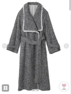 SNIDEL ツイード ロングコート