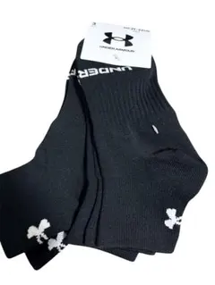 UNDER ARMOUR ブラック靴下 21-23cm