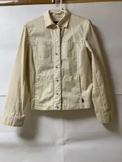 BURBERRY BLUELABEL 刺繍入りクリーム色ジャケット