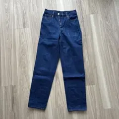 MUJI レディース　デニム W22 L29 ネイビーのサムネイル