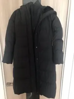 ユニクロ XS 黒 ダウンコートのサムネイル
