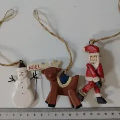 木製クリスマスオーナメントセット