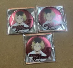 ハイキュー 合同練習会2020 孤爪研磨 缶バッジ 3個