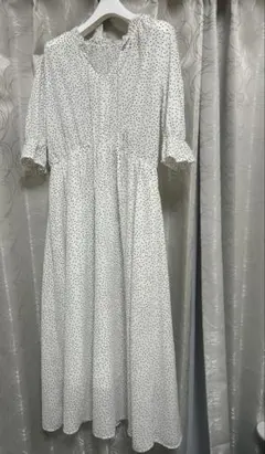 ドット柄 ワンピース