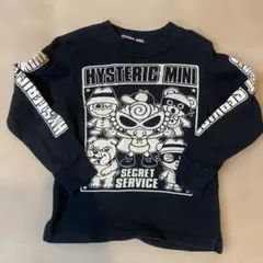 HYSTERIC MINI ブラック Tシャツ