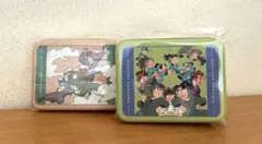 忍たま乱太郎クッキー缶　会計委員会　用具委員会 山田伝蔵 &土井半助 &山田利吉