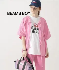 ビームスボーイ　バックトゥフロントメディカルショートスリーブ