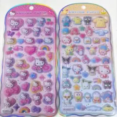 コットンパフィー ハローキティ サンリオキャラクター 2枚セット
