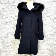 Non-Sens ノンセンス フォックスファーAラインコート ジャケット F