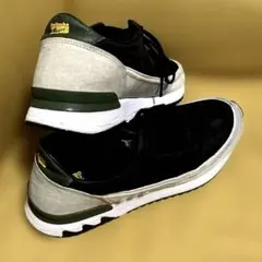 オニツカタイガースニーカー ブラック/グレー24.5cmメンズ