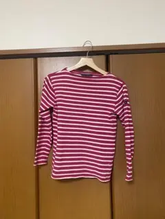 【人気商品】セントジェームス ボーダー長袖Tシャツ ピンク×ホワイト