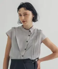 極美品⭐︎Aquascutum 2.8万 星柄 プルオーバー ブラウス Mサイズ 