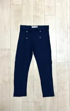 お値下げ　ZARA GIRLS パンツ　ネイビー　122cm