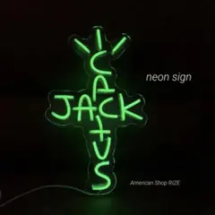トラヴィス スコット Cactus Jack ネオン ライト 5段階調整付LED 