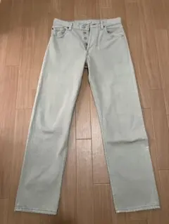 Levi's デニムパンツ ライトグレー ボタンフライ