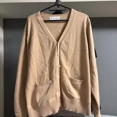 当日発送⭕️スクールカーディガン ベージュ L