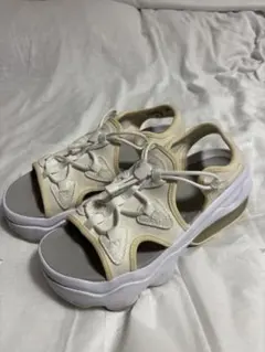 【美品】NIKE エア マックス ココ サンダル 24cm セイル アイボリー