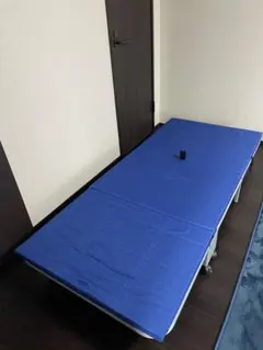 折りたたみベッド コンパクト【ブルー】