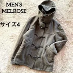 メンズメルローズ　MEN'S MELROSE ダッフルコート　サイズ4 グレー