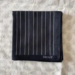 DKNY ハンカチ ブラック ストライプ