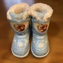 ムーンスター FROZEN アナ雪キッズ ブーツ 18cm